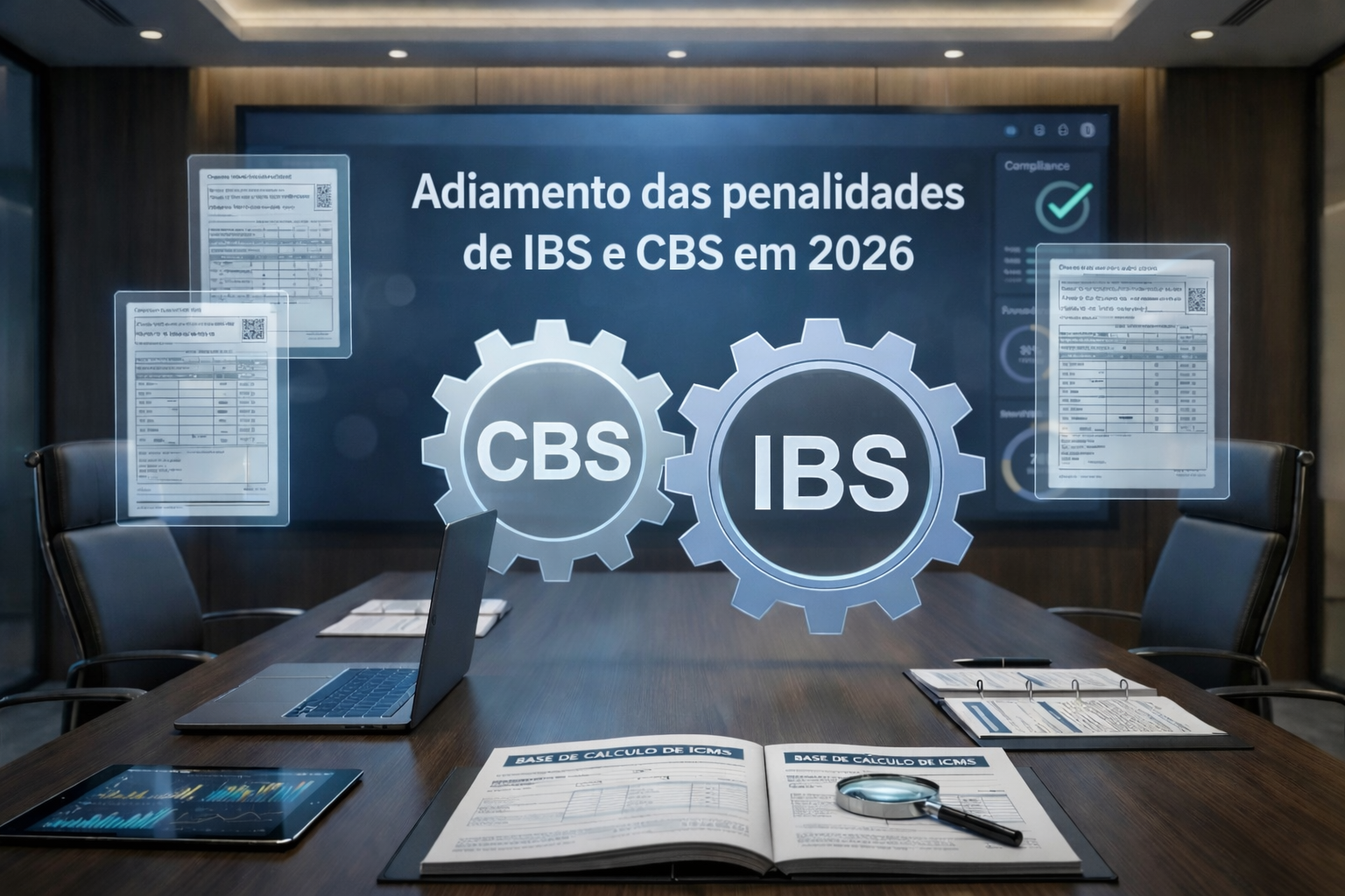 Descubra como o Ato Conjunto nº 1 da Receita Federal adia penalidades do IBS e CBS em 2026