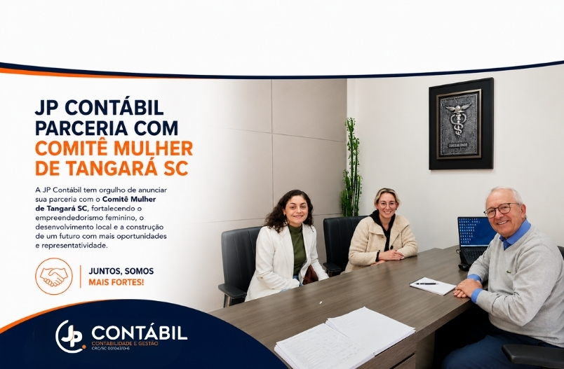 JP Contábil firma parceria com o Comitê Mulher de Tangará SC